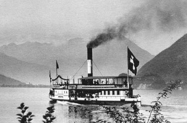 1871 - Brienz - DS Brienz - 1871 erstellt - 2ter Salondampfer der Schweiz - ab Internet_web