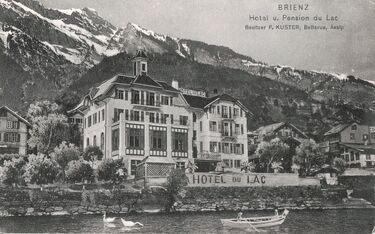 19xx - Brienz - Hotel du Lac - Heute Laden Rohner - 001a_web