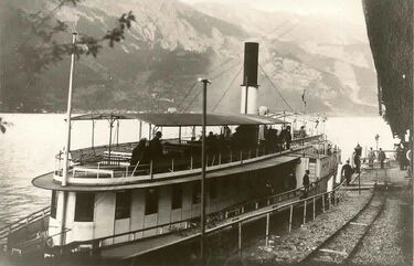 Dampfschiff Brienz 1 erlebte seine Jungfernfahrt am 14.4.1871 - FB_web