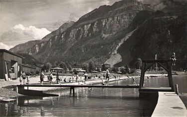 1935xxxx_001 - Brienz - Strandbad mit Sprungturm_web