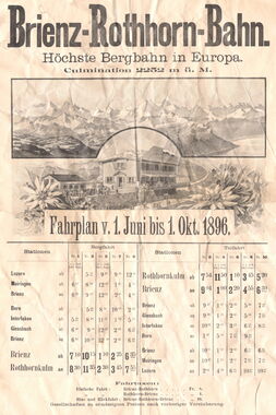 1896_001 - Fahrplan BRB - Total  - 1891 war die Eröffnung_web